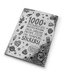 GS7318 1000 Sticker Book BW