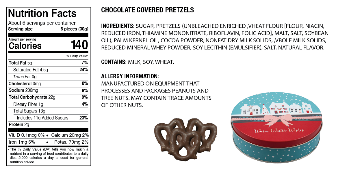 Trophy Nut™ Nutrition Information